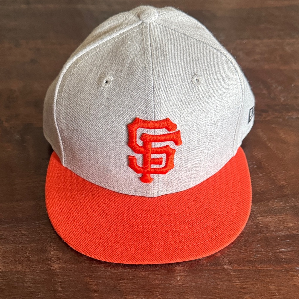 San Francisco Giants New Era Gray and Orange Baseball Hat